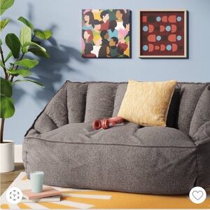 Chair + loveseat room essentials- shredded foam fill